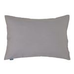 HOME COORDY 綿混 まくらカバー 無地 グレー 35×50cmまくら用