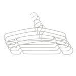 HOME COORDY シャツ用ノンスリップハンガー5本組 シルバー