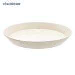 HOME COORDY プレート（マレット）アイボリー 16cm
