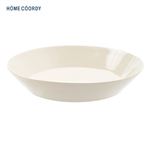 HOME COORDY ディーププレート（マレット）アイボリー 21cm