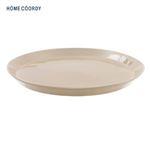 HOME COORDY プレート（マレット）べージュ 23cm