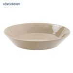 HOME COORDY ディーププレート（マレット）べージュ 21cm