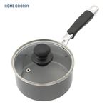【ガス火専用】HOME COORDY フッ素コート片手鍋 16cm