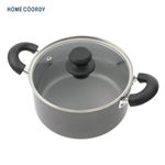 【IH対応】HOME COORDYフッ素コート両手鍋 20cm