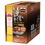 【ペット用】トップバリュ キャットフード パウチ かつお＆まぐろ おかか入り 70g×12個