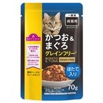 【ペット用】トップバリュ キャットフード パウチ かつお＆まぐろ ほたて入り 70g