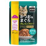 【ペット用】トップバリュ キャットフード パウチ かつお＆まぐろ 舌平目入り 70g