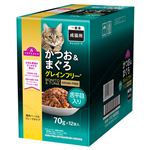 【ペット用】トップバリュ キャットフード パウチ かつお＆まぐろ 舌平目入り 70g×12個