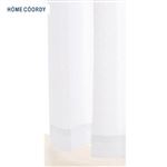 HOME COORDY レースカーテン ホワイト 幅150×丈176cm 1枚入