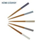 HOME COORDY 若狭塗箸 5膳組 23.0cm ブルー