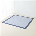 【超！トクフェス】 HOME COORDY COLD コールド洗えるキルトラグ 185×185cm ネイビー