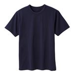（メンズ）PEACE FIT（ピースフィット）Silky FACT コットン 半袖 クルーネック Tシャツ（Aコイアオ）サイズ L
