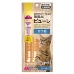 【ペット用】トップバリュ 素材きわだつやみつき無添加 キャットピューレ かつお 14g×4本