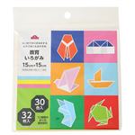 トップバリュ 教育いろがみ 15cm×15cm 30色入 32枚入