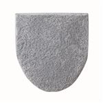 HOME COORDY トイレフタカバー兼用型グレー 46×40cm