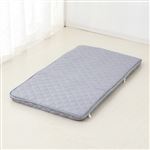 HOME COORDY しっかり 3層ロングザブクッション グレー レギュラーサイズ