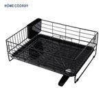 HOME COORDY コーディング水切りバスケット ブラック ワイドサイズ