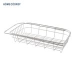 HOME COORDY ステンレス製シンクスライド水切りバスケット
