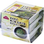 トップバリュ 南三陸 志津川産味付めかぶ 40g×3個