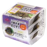 トップバリュ 沖縄県産生もずく 米黒酢入り 70g×3個