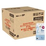 【ケース販売】トップバリュベストプライス ふんわりやわらかロングトイレットペーパー ダブル 50m×12個×4個