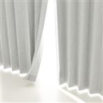 HOME COORDY カーテン（グレー）幅100×丈105cm 2枚入