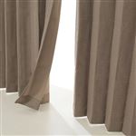 HOME COORDY カーテン（ブラウン）幅100×丈135cm 2枚入