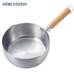 【ガス火対応】HOME COORDYアルミ製 雪平鍋 18cm