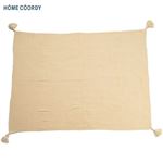 HOME COORDY スローケット ニット編み ベージュ 140×190cm