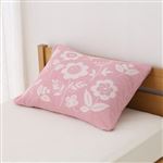HOME COORDY のびのびまくらカバーパイルジャガード ピンク 43×63cm まくら用