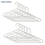 HOME COORDY ランドリーハンガー 10本組（ホワイト）