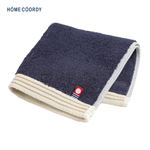 HOME COORDY 今治製タオルハンカチ リバーシブル ネイビー 25×25cm