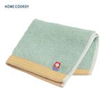 HOME COORDY 今治製タオルハンカチ リバーシブル ブルーグリーン 25×25cm