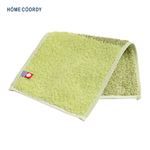 HOME COORDY 今治製タオルハンカチ ハーフサイズ グリーン 13×26cm