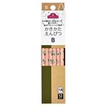 トップバリュ かきかたえんぴつB 木目 12本入