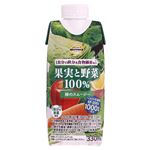 トップバリュベストプライス 果実と野菜100％ 緑のスムージー 330ml