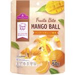 トップバリュ Fruits Bite マンゴーボール マンゴー×オレンジ風味 50g