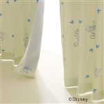 HOME COORDY 厚地カーテン ディズニーミッキー アイボリー 2枚入 100×178cm