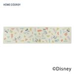 HOME COORDY 汚れがサッとふけるキッチンマット【ミッキー＆ミニー】45×180cm