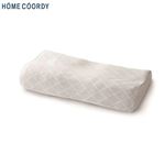 HOME COORDY 洗える風がとおるまくら ホワイト／グレー 33×54×9cm