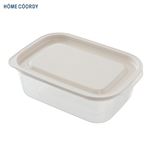 トップバリュ フタをしたままレンジ保存容器 サイズ 長方形 850ml 2個入