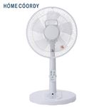 【扇風機】HOME COORDY リモコン式 ACリビング扇風機 ホワイト 30cm