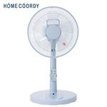 【扇風機】HOME COORDY リモコン式 ACリビング扇風機 ブルー 30cm