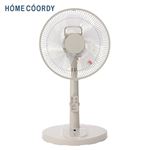 【扇風機】HOME COORDY リモコン式 ACリビング扇風機 グレージュ 30cm