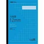 トップバリュ 方眼ノート 12mm ブルー セミB5 64ページ