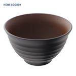 HOME COORDY 会津塗汁椀（千筋）二分艶黒茶