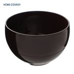 HOME COORDY 会津塗水切れがいい汁椀（中 紅溜）