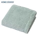HOME COORDY 肌ざわりが選べるカラータオル フェイスタオル とてもやわらか グリーン 34×80cm