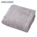HOME COORDY 肌ざわりが選べるカラータオル フェイスタオル とてもやわらか グレージュ