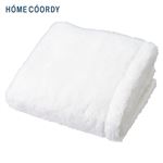 HOME COORDY 肌ざわりが選べるカラータオル フェイスタオル とてもやわらか ホワイト 34×80cm